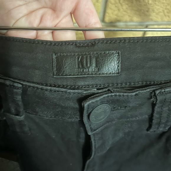 NWT Kut From The Kloth Women's Stevie Straight Leg Jeans Black Size 2 - Picture 5 of 8